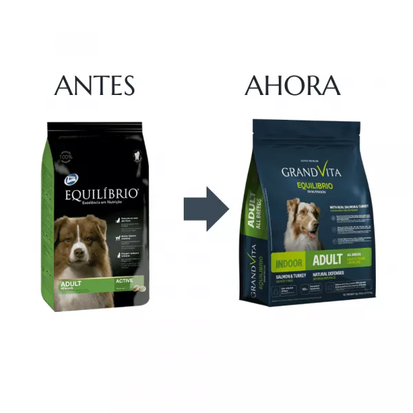 COMIDA PARA PERRO ADULTO GRAND VITA EQUILIRBIO SALMON Y PAVO 3 Kg