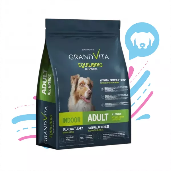 COMIDA PARA PERRO ADULTO GRAND VITA EQUILIRBIO SALMON Y PAVO 3 Kg