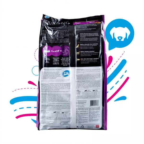 COMIDA PARA PERRO EQUILIBRIO ADULTO RAZAS PEQUEÑAS 7.5KG
