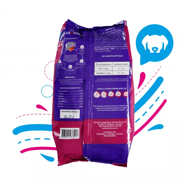 COMIDA PARA PERRO GUAUMOR ADULTOS RAZAS PEQUEÑAS 8 KG
