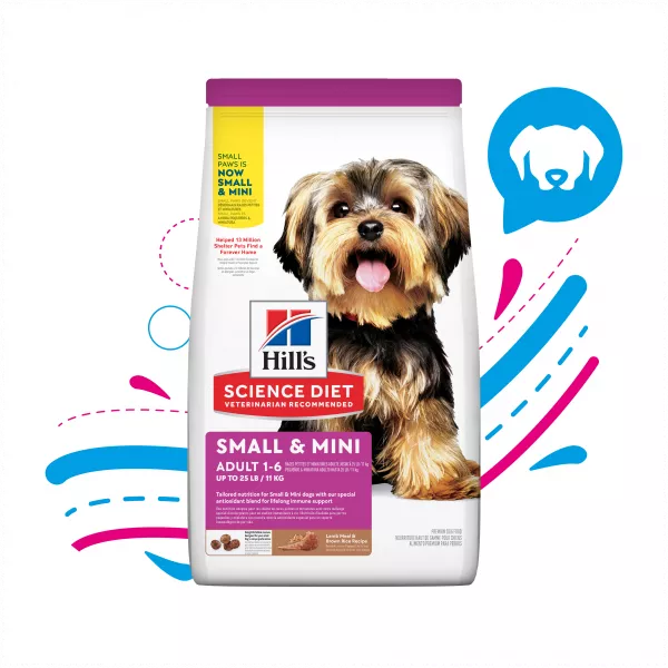 COMIDA PARA PERRO HILLS ADULTO CORDERO RAZAS MINIATURA 15,5LB