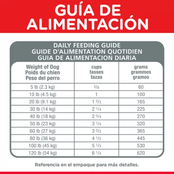 COMIDA PARA PERRO HILLS ADULTO RAZAS MEDIANAS - 33 LB