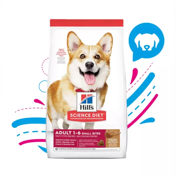 COMIDA PARA PERRO HILLS ADULTOS SMALL BITES CORDERO Y ARROZ 4,5 LBS