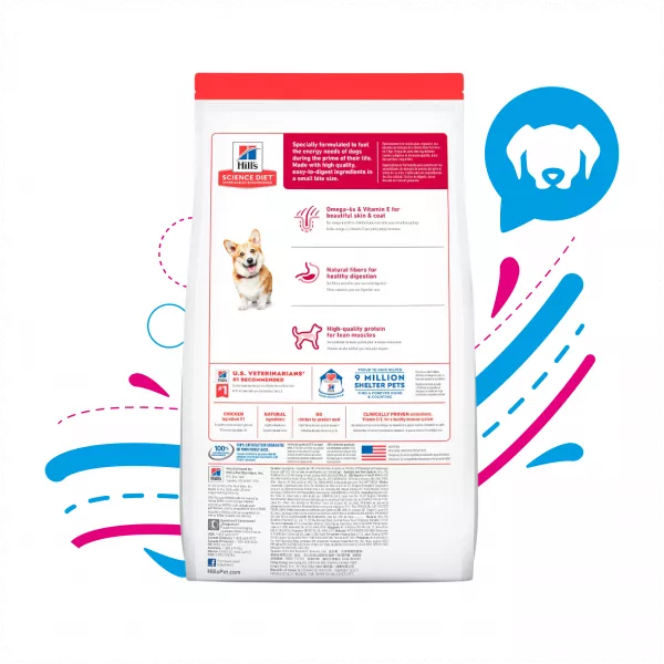 COMIDA PARA PERRO HILLS ADULTOS SMALL BITES CORDERO Y ARROZ 4,5 LBS