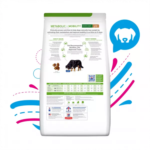 COMIDA PARA PERRO HILLS METABOLIC Y MOBILITY 24 LBS