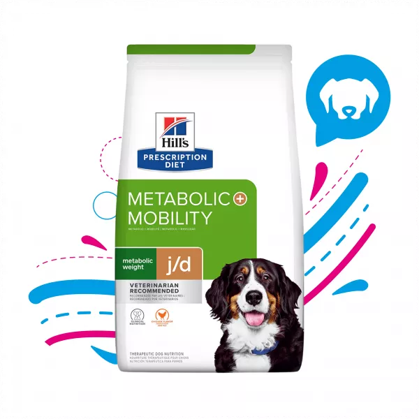 COMIDA PARA PERRO HILLS METABOLIC Y MOBILITY 24 LBS