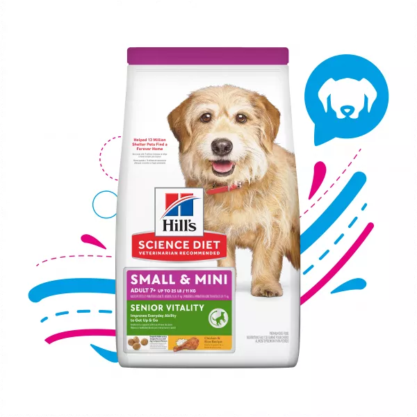 COMIDA PARA PERRO HILLS SENIOR VITALITY ADULTO 7+ RAZAS PEQUEÑAS Y MINI 3.5LBS