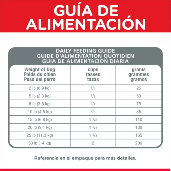 COMIDA PARA PERRO HILLS SENIOR VITALITY ADULTO 7+ RAZAS PEQUEÑAS Y MINI 3.5LBS