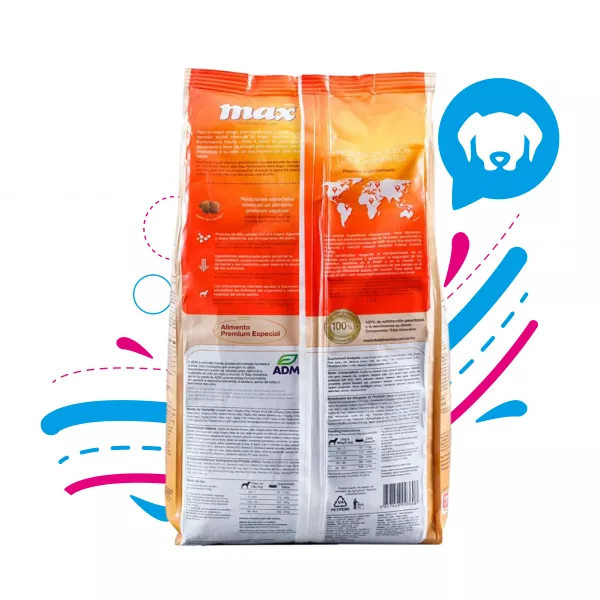 COMIDA PARA PERRO MAX ADULTO PERFORMANCE POLLO