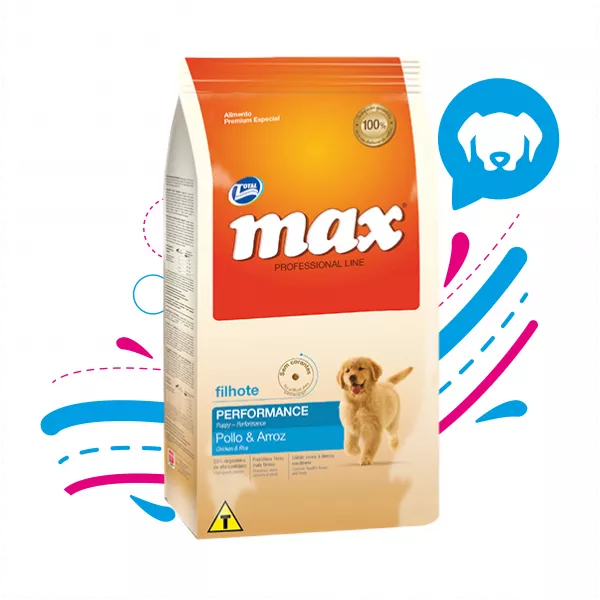 COMIDA PARA PERRO MAX CACHORRO PERFORMANCE POLLO