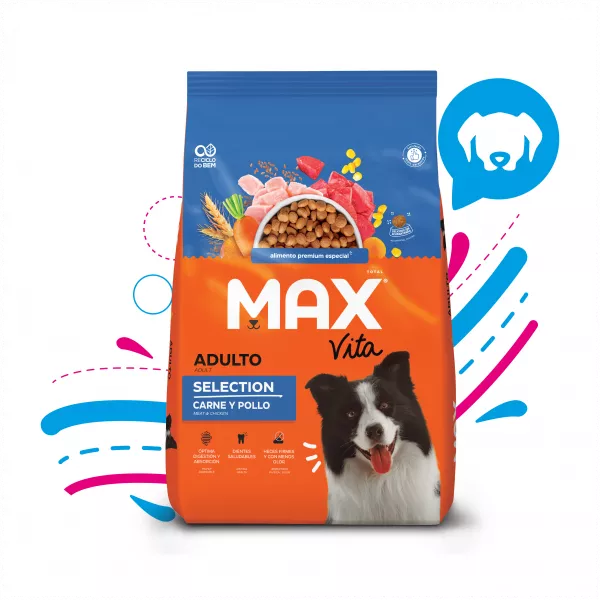 COMIDA PARA PERRO MAX VITA ADULTO SELECTION CARNE Y POLLO X 3KG