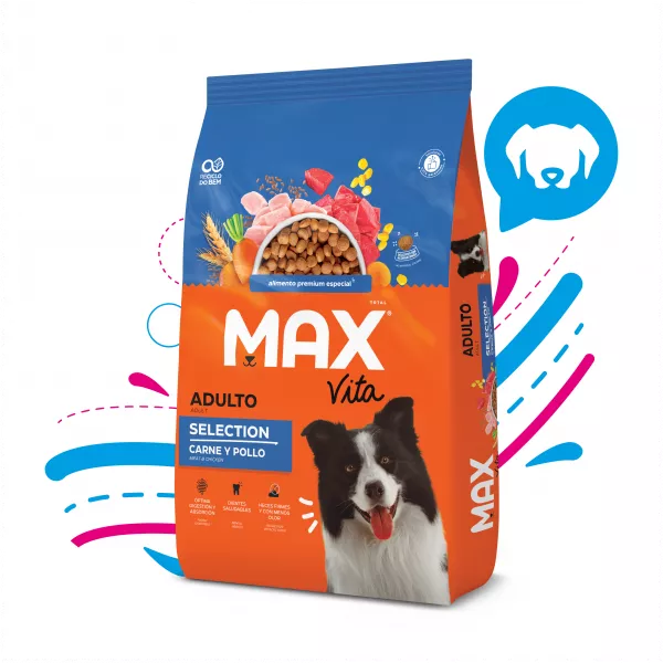 COMIDA PARA PERRO MAX VITA ADULTO SELECTION CARNE Y POLLO X 3KG