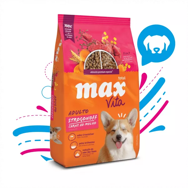 COMIDA PARA PERRO MAX VITA ADULTO STROGONOFF CARNE Y POLLO 10.1 KG