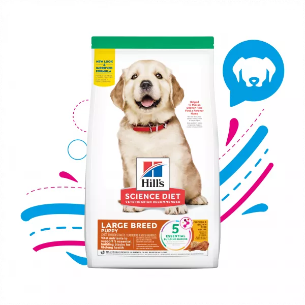 COMIDA PARA PERROS HILLS CACHORROS RAZAS GRANDES 15.5 LBS