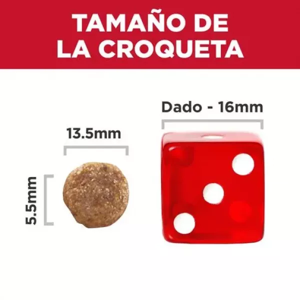 COMIDA PARA PERROS HILLS CACHORROS RAZAS GRANDES 15.5 LBS