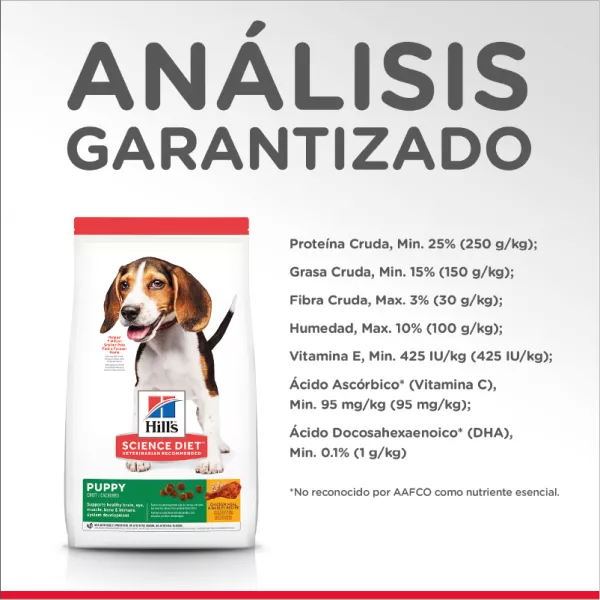 COMIDA PARA PERROS HILLS CACHORROS RAZAS MEDIANAS  15,5LBS