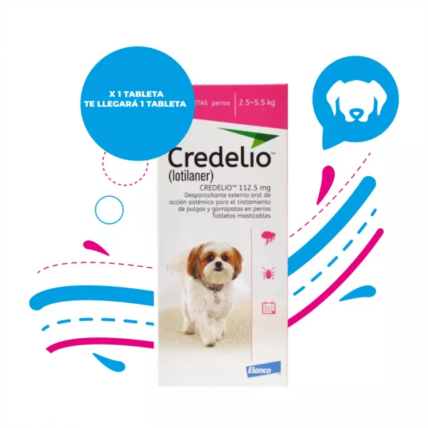 CREDELIO 112.5 MG 2.5-5.5 ROSADO x1 PASTILLA