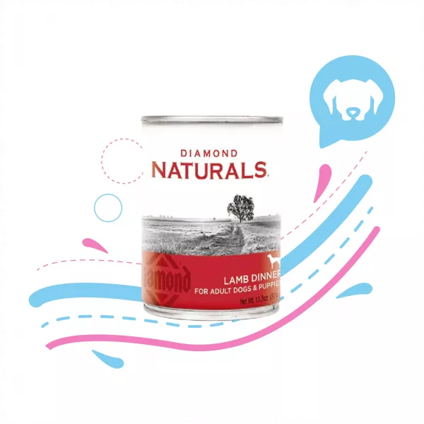 DIAMOND LATA LAMB DINNER PERRO 374 GRS