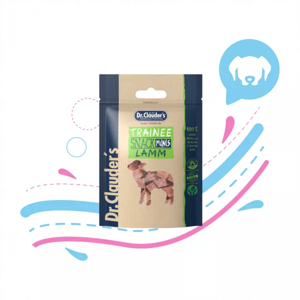 DR. CLAUDER SNACK TRAINEE LAMM X 50 GRS.