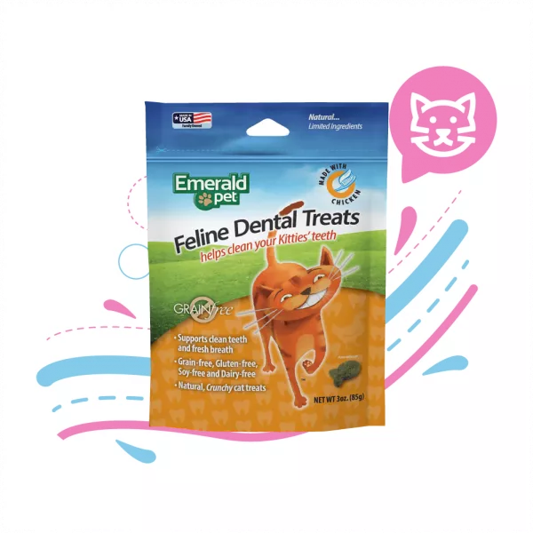 EMERALD PET CAT SNACK DENTAL POLLO (401)