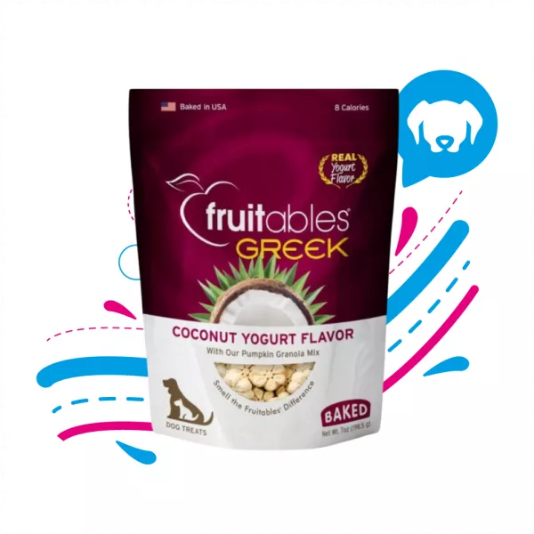 FRUITABLES DOG SNACKS YOGURT GRIEGO COCO