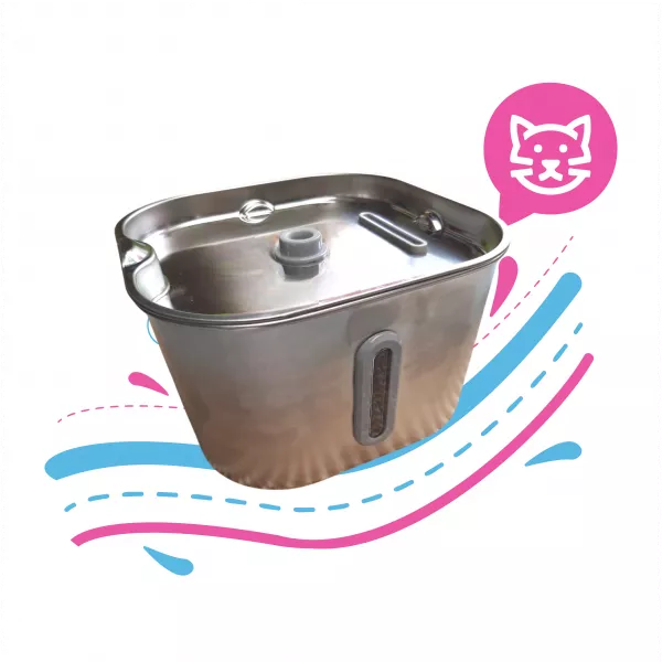 FUENTE PET FLUX ACERO INOXIDABLE