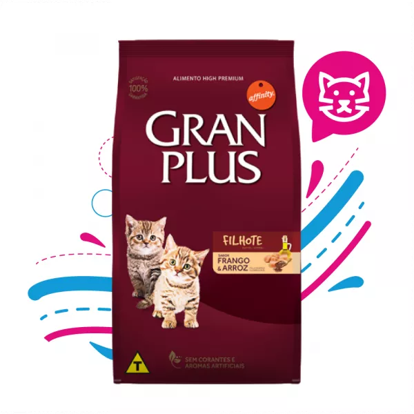 GRAN PLUS CAT MENU GATITO POLLO Y ARROZ X 1 KG