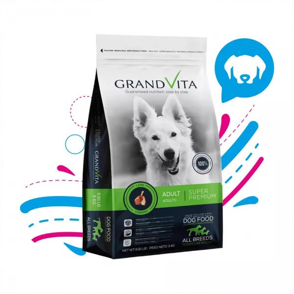 GRAND VITA CORDERO ADULTO X 8 KG