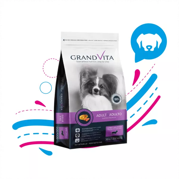 GRAND VITA SALMON & PAVO ADULTO RAZA PEQUEÑA X 8 KG