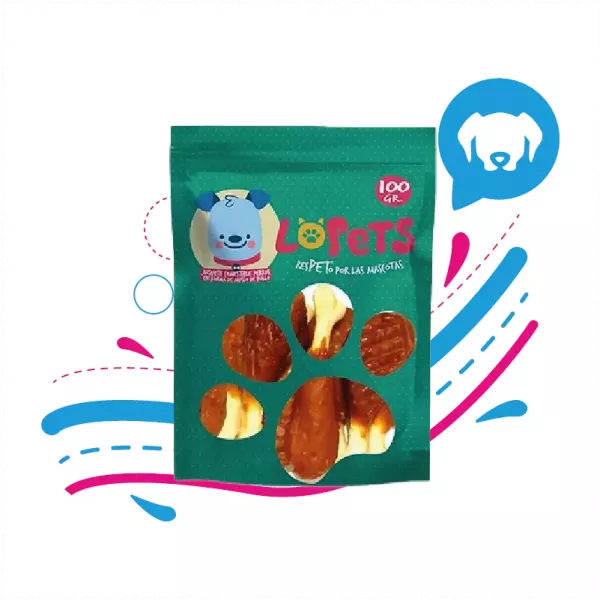 JUGUETE COMESTIBLE MUSLO X 100GRS