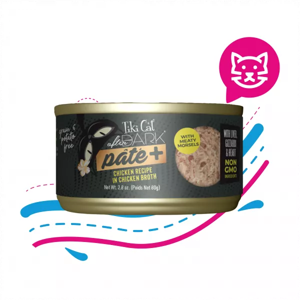 LATA TIKI CAT POLLO EN CALDO DE POLLO 80 G (98950)