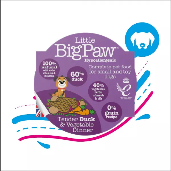 LITTLE BIG PAW TENDER DUCK & VEG DINNER X 85 GRS