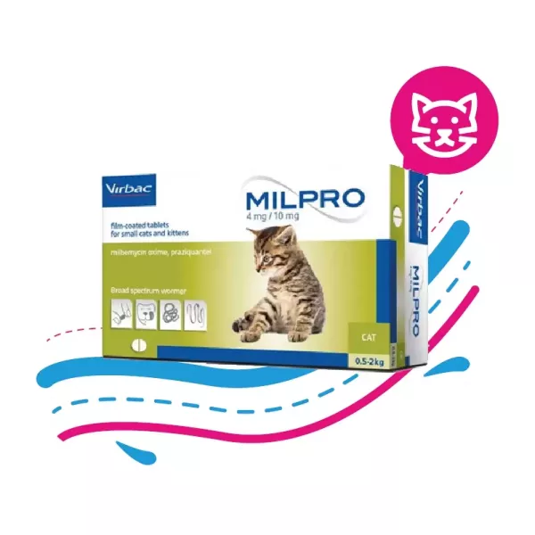 MILPRO KITTEN 4 MG x1 PASTILLA