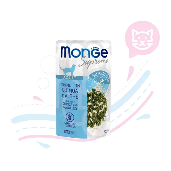 MONGE CAT ADULTO TUN/QUIN/ALGAEX 80 GR