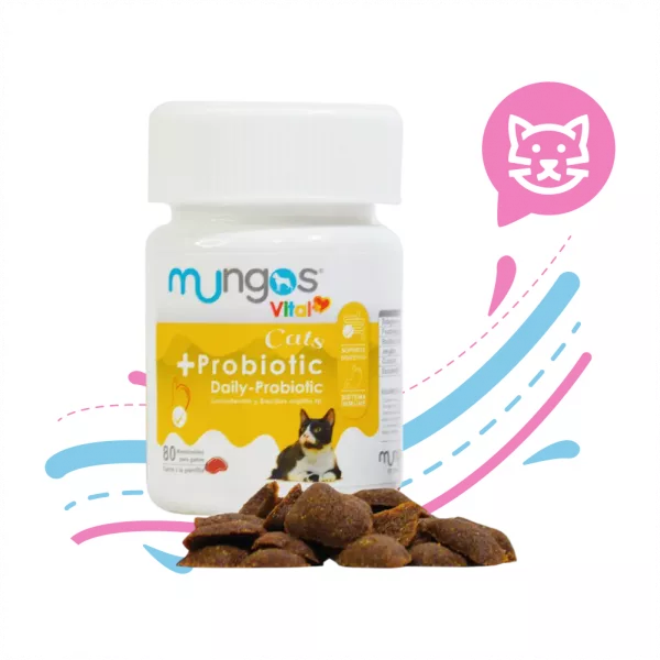 MUNGOS VITAL + CATS PROBIOTIC X 80 UND