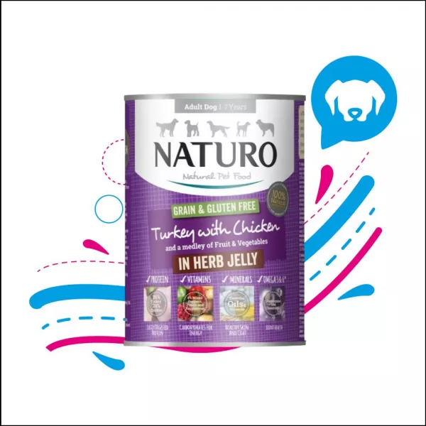 NATURO LATA DOG TURKEY-CHICKEN X390G (1501)