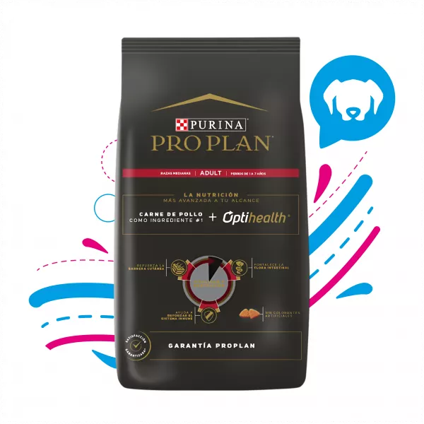 PROPLAN ADULTO RAZA MEDIANA - 7.5KG