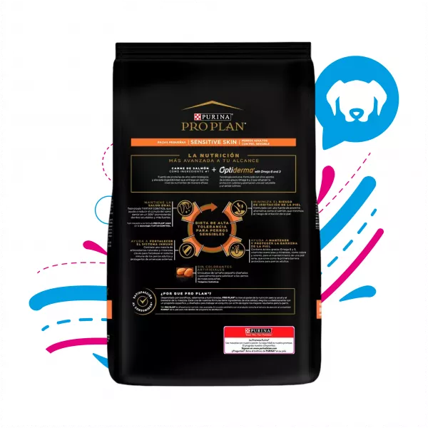 PROPLAN ADULTO SENSITIVE SKIN RAZA PEQUEÑA