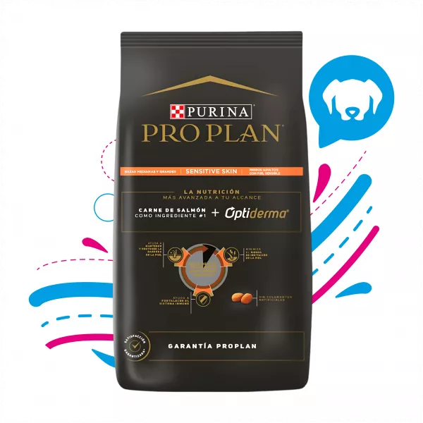 PROPLAN SENSITIVE SKIN RAZA MEDIANA GRANDE