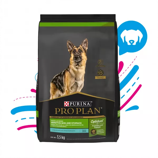 PROPLAN SKIN Y STOMACH ADULTO 3.5 KG