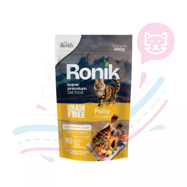 RONIK GATO POLLO X 200 GR PT-67