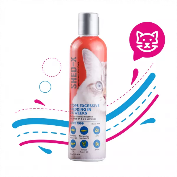 SUPLEMENTO PARA GATOS SHED-X DERMAPLEX 8 OZ