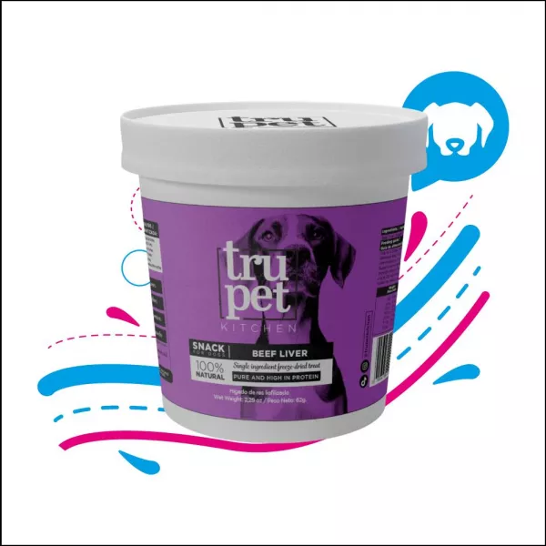 TRUPET SNACK HIGADO DE RES LIOFILIZADO X 60 GRS
