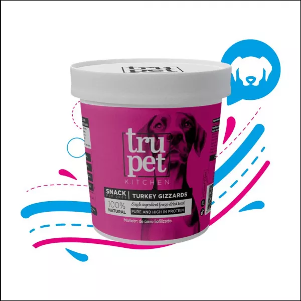 TRUPET SNACK MOLLEJAS DE PAVO LIOFILIZADO X 60 GRS