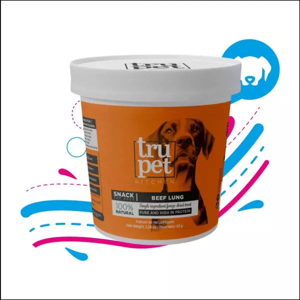 TRUPET SNACK PULMON DE RES LIOFILIZADO X 60 GRS