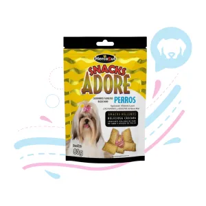 ADORE SNACKS CACH Y ADUL RAZA MINI X 80 GRS (515)