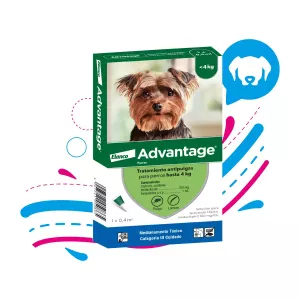 ADVANTAGE 0.4 ML HASTA 4 KILOS