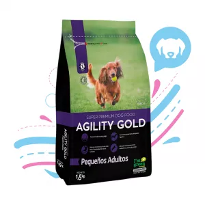 AGILITY GOLD PEQUEÑOS ADULTOS X 1.5 KG