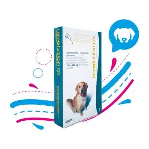 ANTIPARASITARIO REVOLUTION PERRO 12% 2,00 ML (20,1 A 40 KG)