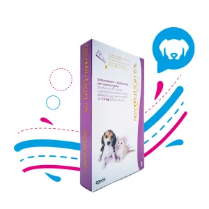 ANTIPARASITARIO REVOLUTION PERRO Y GATO 6% 0,25ML (HASTA 2,5 KG)